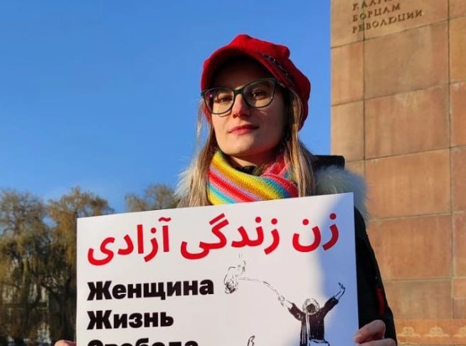 Бишкек: Милиция взяла объяснительную с активистки из-за готовящегося митинга