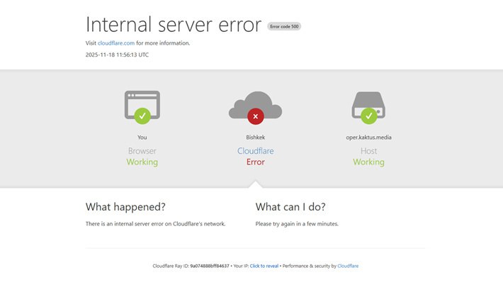 Почему сайт Kaktus.media не работал на протяжении нескольких часов?