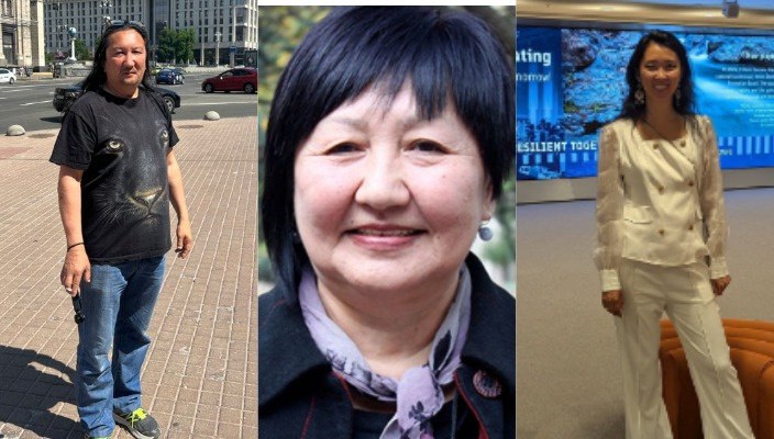 Правозащитница Толекан Исмаилова, активистка Бермет Борукеева и оператор Булат Сатаркулов доставлены в ГУВД Бишкека.